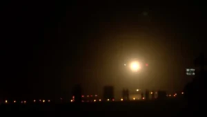 IAF conducts night exercise on Ganga expressway Image ANI